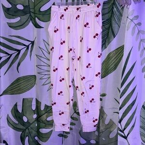 Cherry Print joggers